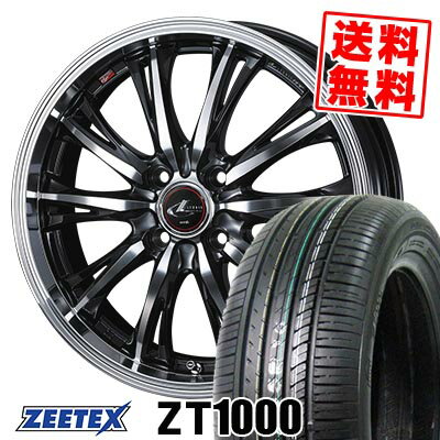 185/55R15 82V ジーテックス ZT1000 WEDS LEONIS RT サマータイヤホイール4本セット 【取付対象】