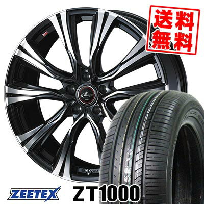 215/65R15 100V XL ジーテックス ZT1000 WEDS LEONIS VR サマータイヤホイール4本セット 【取付対象】
