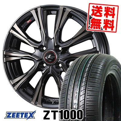 185/55R15 82V ジーテックス ZT1000 WEDS LEONIS VR サマータイヤホイール4本セット 【取付対象】