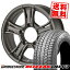 175/80R16 91Q ブリヂストン BLIZZAK DM-V3 5ZIGEN J-CROSS スタッドレスタイヤホイール4本セット ジムニー用【取付対象】