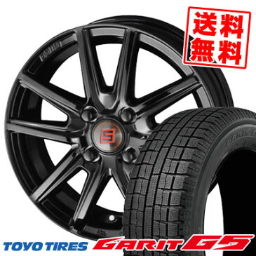 145/80R13 75Q TOYO TIRES トーヨータイヤ GARIT G5 ガリット G5 SEIN SS BLACK EDITION ザイン エスエス ブラックエディション スタッドレスタイヤホイール4本セット