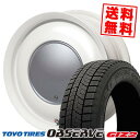 155/65R14 75Q トーヨータイヤ OBSERVE GIZ2 Lovely Sweet Label anam スタッドレスタイヤホイール4本セット 【取付対象】