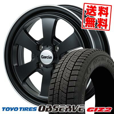 155/65R14 75Q トーヨータイヤ OBSERVE GIZ2 Garcia Dallas6 スタッドレスタイヤホイール4本セット 【取付対象】