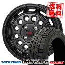 155/65R14 75Q トーヨータイヤ OBSERVE GIZ2 WILD PORTER Funk DDC スタッドレスタイヤホイール4本セット 【取付対象】