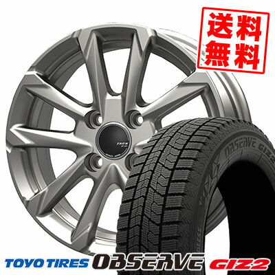 155/65R13 73Q TOYO TIRES トーヨータイヤ OBSERVE GIZ2 オブザーブ ギズ2 ZACK JP-325 ザック ジェイピー325 スタッドレスタイヤホイール4本セット