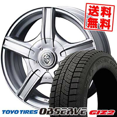 165/70R14 81Q トーヨータイヤ OBSERVE GARIT GIZ2 Treffer MH スタッドレスタイヤホイール4本セット 【取付対象】