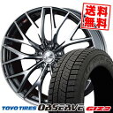 215/45R18 89Q トーヨータイヤ OBSERVE GARIT GIZ2 weds LEONIS MX スタッドレスタイヤホイール4本セット 【取付対象】