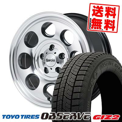205/60R16 92Q トーヨータイヤ OBSERVE GIZ2 Garcia Palm8 スタッドレスタイヤホイール4本セット 【取付対象】