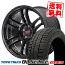 225/45R18 91Q トーヨータイヤ OBSERVE GIZ2 RMP RACING R26 スタッドレスタイヤホイール4本セット 【取付対象】