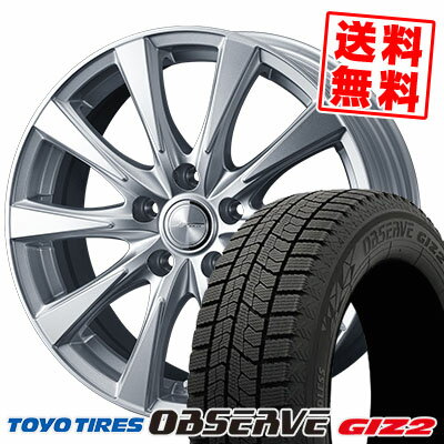 195/65R15 91Q トーヨータイヤ OBSERVE GIZ2 JOKER SPIRITS スタッドレスタイヤホイール4本セット 【取付対象】