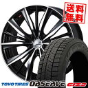 225/45R18 91Q トーヨータイヤ OBSERVE GARIT GIZ2 weds LEONIS VX スタッドレスタイヤホイール4本セット 【取付対象】