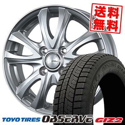 165/70R14 81Q トーヨータイヤ OBSERVE GARIT GIZ2 BW-Sport WT5 スタッドレスタイヤホイール4本セット 【取付対象】