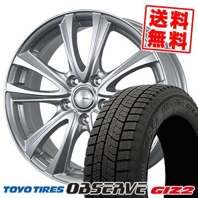 215/45R17 87Q トーヨータイヤ OBSERVE GIZ2 BW-Sport WT5 スタッドレスタイヤホイール4本セット 【取付対象】