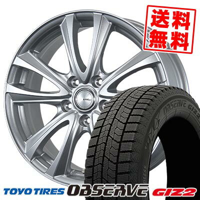 215/45R17 87Q トーヨータイヤ OBSERVE GARIT GIZ2 BW-Sport WT5 スタッドレスタイヤホイール4本セット 【取付対象】