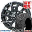 215/65R16 98Q トーヨータイヤ OBSERVE GIZ3 B-LUGNAS BRD スタッドレスタイヤホイール4本セット 【取付対象】