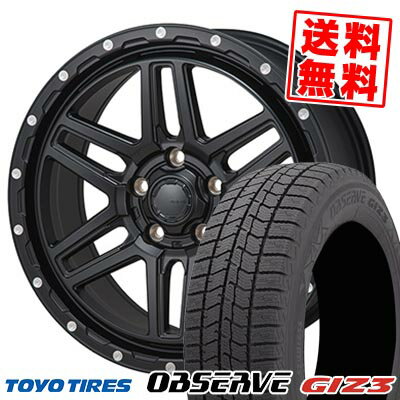 215/65R16 98Q トーヨータイヤ OBSERVE GIZ3 HI-BLOCK ERDE スタッドレスタイヤホイール4本セット 【取付対象】