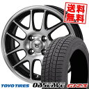 185/65R14 86Q トーヨータイヤ OBSERVE GIZ3 JP STYLE MJ02 スタッドレスタイヤホイール4本セット 【取付対象】