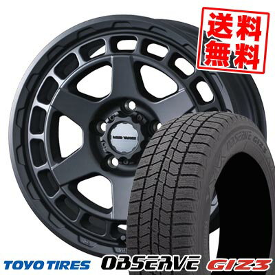 205/55R16 91Q トーヨータイヤ OBSERVE GIZ3 MUDVANCE X Type S スタッドレスタイヤホイール4本セット 【取付対象】