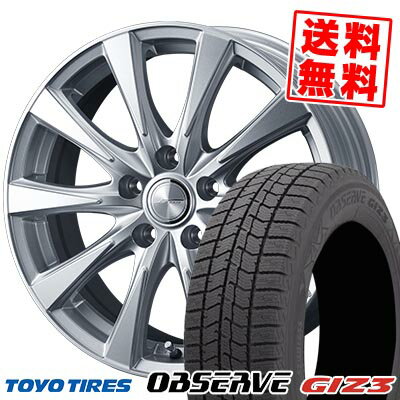 215/65R16 98Q トーヨータイヤ OBSERVE GIZ3 JOKER SPIRITS スタッドレスタイヤホイール4本セット 【取付対象】