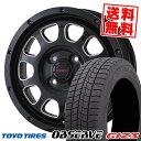 165/55R14 72Q トーヨータイヤ OBSERVE GIZ3 WILD PORTER CROSS TEN スタッドレスタイヤホイール4本セット 【取付対象】
