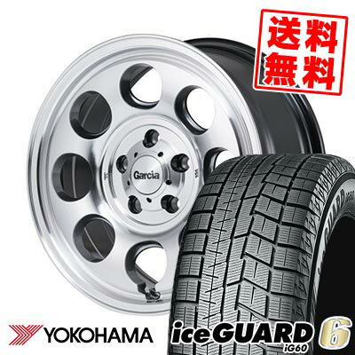 215/65R16 98Q ヨコハマ iceGUARD6 IG60 Garcia Palm8 スタッドレスタイヤホイール4本セット 【取付対象】
