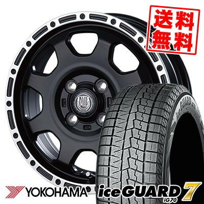 165/50R15 73Q ヨコハマ iceGUARD7 IG70 MUD BAHN XR-910K スタッドレスタイヤホイール4本セット 【取付対象】