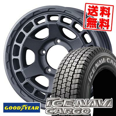 195/80R15 107/105N グッドイヤー ICE NAVI CARGO MUDVANCE X Type S スタッドレスタイヤホイール4本セット 【取付対象】