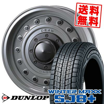 215/65R16 98Q ダンロップ WINTER MAXX SJ8+ DEAN COLORADO スタッドレスタイヤホイール4本セット 【取付対象】