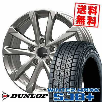 215/65R16 98Q DUNLOP ダンロップ WINTER MAXX SJ8+ ウィンターマックス SJ8 プラス ZACK JP-325 ザック ジェイピー325 スタッドレスタイヤホイール4本セット