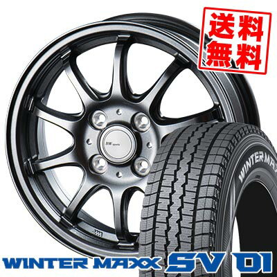 楽天タイヤプライス館155R12 8PR ダンロップ WINTER MAXX SV01 BW-Sport ZT10 スタッドレスタイヤホイール4本セット 【取付対象】