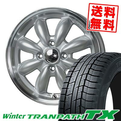 165/60R15 77Q トーヨータイヤ Winter TRANPATH TX LaLa Palm CUP2 スタッドレスタイヤホイール4本セット 【取付対象】