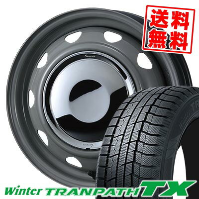 155/65R14 75Q トーヨータイヤ Winter TRANPATH TX NewCarrow スタッドレスタイヤホイール4本セット 【取付対象】