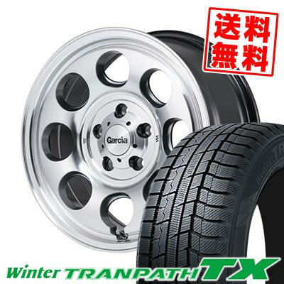 195/60R16 89Q トーヨータイヤ Winter TRANPATH TX Garcia Palm8 スタッドレスタイヤホイール4本セット 【取付対象】