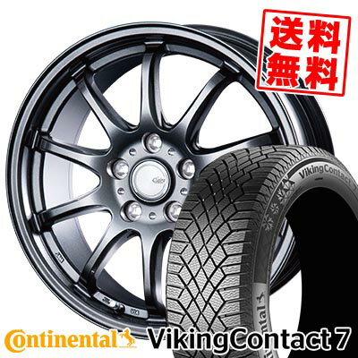 225/40R18 92T XL コンチネンタル VikingContact7 CLAIRE ZT10 スタッドレスタイヤホイール4本セット 【取付対象】