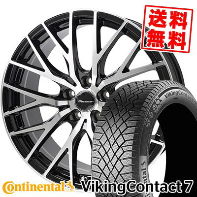 245/40R19 98T XL コンチネンタル VikingContact7 Precious HM-1 V- スタッドレスタイヤホイール4本セット 【取付対象】