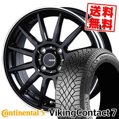 185/55R15 86T XL コンチネンタル VikingContact7 INFINITY F12 スタッドレスタイヤホイール4本セット 【取付対象】