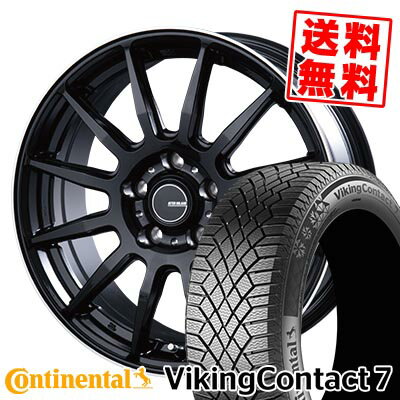 235/60R18 107T XL コンチネンタル VikingContact7 INFINITY F12 スタッドレスタイヤホイール4本セット 【取付対象】