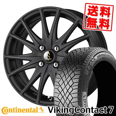 195/50R16 88T XL コンチネンタル VikingContact7 Septimo G03 スタッドレスタイヤホイール4本セット 【取付対象】