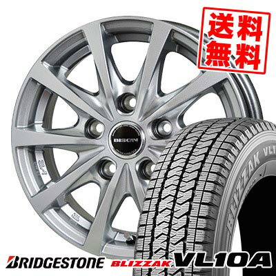 165/80R14 91/90N ֥¥ȥ BLIZZAK VL10A BISON BN-02 åɥ쥹ۥ4ܥå ڼоݡ
