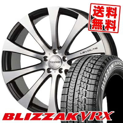 225/55R18 BRIDGESTONE ブリヂストン BLIZZAK VRX ブリザック VRX VENERDi LEVOLTE ヴェネルディ レヴォルテ スタッドレスタイヤホイール4本セット