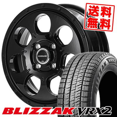 155/65R14 75Q ブリヂストン BLIZZAK VRX2 MUD AGENT スタッドレスタイヤホイール4本セット 【取付対象】