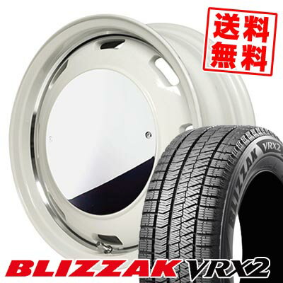 155/65R14 75Q ブリヂストン BLIZZAK VRX2 Garcia CISCO MOON スタッドレスタイヤホイール4本セット 【取付対象】