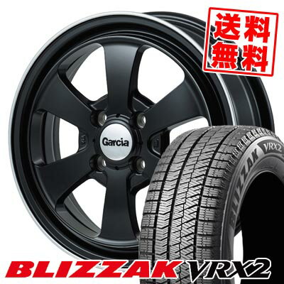 155/65R14 75Q ブリヂストン BLIZZAK VRX2 Garcia Dallas6 スタッドレスタイヤホイール4本セット 【取付対象】