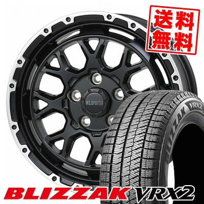 205/60R16 92Q ブリヂストン BLIZZAK VRX2 WILD PORTER Funk WMC スタッドレスタイヤホイール4本セット 【取付対象】
