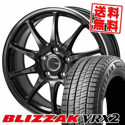 205/60R16 92Q ブリヂストン BLIZZAK VRX2 JP STYLE R10 スタッドレスタイヤホイール4本セット 【取付対象】
