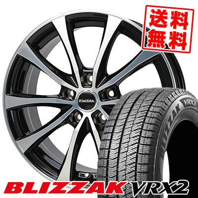 225/45R18 91Q ֥¥ȥ BLIZZAK VRX2 Laffite LE-07 åɥ쥹ۥ4ܥå ڼ...