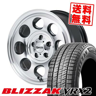 205/60R16 92Q ブリヂストン BLIZZAK VRX2 Garcia Palm8 スタッドレスタイヤホイール4本セット 【取付対象】
