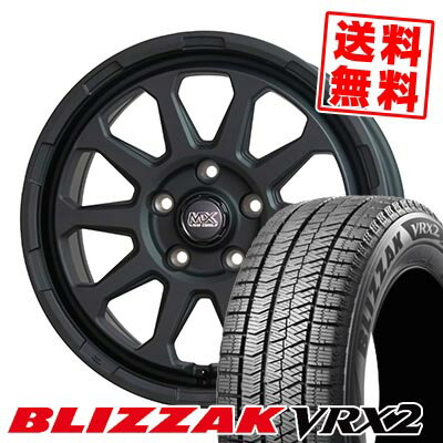 205/55R16 91Q ブリヂストン BLIZZAK VRX2 MAD CROSS RANGER スタッドレスタイヤホイール4本セット 【取付対象】