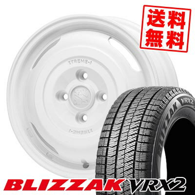 175/65R14 82Q ブリヂストン BLIZZAK VRX2 XTREME‐J JOURNEY スタッドレスタイヤホイール4本セット 【取付対象】