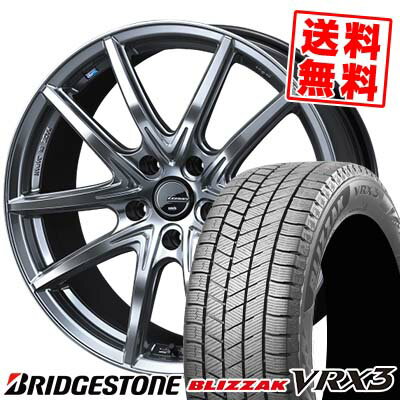 215/50R17 91Q ブリヂストン BLIZZAK VRX3 LEONIS NAVIA 01 NEXT スタッドレスタイヤホイール4本セット 【取付対象】